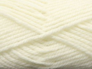 The gauge we given is for 6 mm knitting needles. Fiber Content 50% Wool, 50% Acrylic, White, Brand Ice Yarns, fnt2-84821