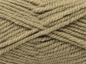 The gauge we given is for 6 mm knitting needles. Fiber Content 50% Acrylic, 50% Wool, Brand Ice Yarns, Camel, fnt2-84825