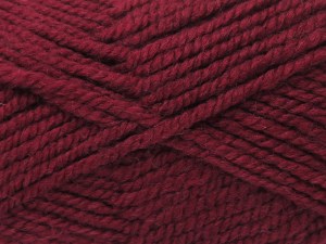 The gauge we given is for 6 mm knitting needles. Fiber Content 50% Acrylic, 50% Wool, Brand Ice Yarns, Burgundy, fnt2-84827