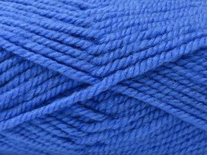The gauge we given is for 6 mm knitting needles. Fiber Content 50% Wool, 50% Acrylic, Brand Ice Yarns, Blue, fnt2-84832