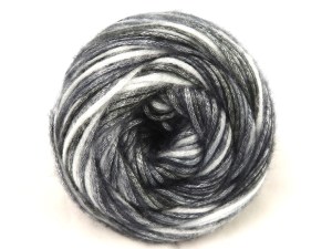 Fiber Content 56% Polyester, 44% Acrylic, White, Brand Ice Yarns, Grey Shades, Black, fnt2-84917