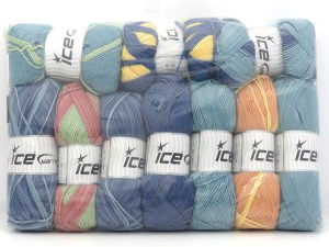 Self Striping Yarns In this list; you see most recent 50 mixed lots. <br> To see all <a href=&amp/mixed_lots/o/4#list&amp>CLICK HERE</a> (Old ones have much better deals)<hr> Brand Ice Yarns, fnt2-84993