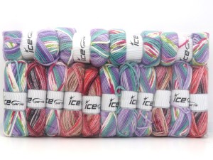 Bulky Self Striping Yarns In this list; you see most recent 50 mixed lots. <br> To see all <a href=&amp/mixed_lots/o/4#list&amp>CLICK HERE</a> (Old ones have much better deals)<hr> Brand Ice Yarns, fnt2-84994