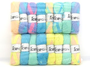 Self Striping Yarns In this list; you see most recent 50 mixed lots. <br> To see all <a href=&amp/mixed_lots/o/4#list&amp>CLICK HERE</a> (Old ones have much better deals)<hr> Brand Ice Yarns, fnt2-85000
