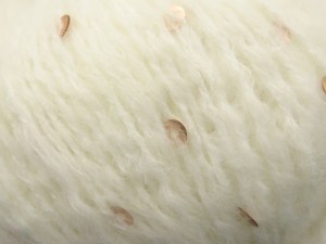 Fiber Content 80% Acrylic, 5% Paillette, 15% Mohair, White, Brand Ice Yarns, fnt2-85050