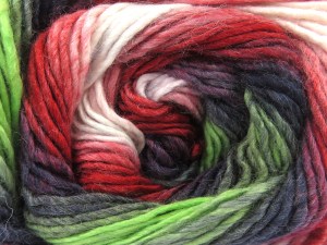 Fiber Content 70% Acrylic, 30% Wool, Red, Purple, Pink Shades, Brand Ice Yarns, Green Shades, fnt2-85094