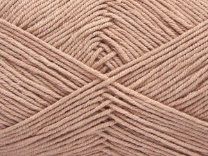 The gauge we given is for 4 mm knitting needles. Fiber Content 50% Acrylic, 50% Cotton, Brand Ice Yarns, Antique Pink, fnt2-85100