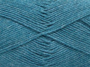 The gauge we given is for 4 mm knitting needles. Fiber Content 50% Acrylic, 50% Cotton, Turquoise, Brand Ice Yarns, fnt2-85108