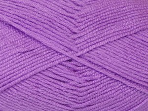 Items knitting with anti-pilling yarn are resilient against pilling and fuzz that can occur while using or washing. Since these are more durable as compare to other acrylic fibers, they wear down slower. They stay like they are at first day for a long time. Additionally, they carry less static electricity. Anti-pilling yarns are machine washable and dryable. Fiber Content 100% Antipilling Acrylic, Lilac, Brand Ice Yarns, fnt2-85116