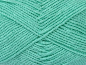 Items knitting with anti-pilling yarn are resilient against pilling and fuzz that can occur while using or washing. Since these are more durable as compare to other acrylic fibers, they wear down slower. They stay like they are at first day for a long time. Additionally, they carry less static electricity. Anti-pilling yarns are machine washable and dryable. Fiber Content 100% Antipilling Acrylic, Mint Green, Brand Ice Yarns, fnt2-85120