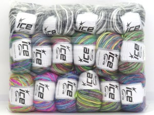 Picasso Yarns In this list; you see most recent 50 mixed lots. <br> To see all <a href=&amp/mixed_lots/o/4#list&amp>CLICK HERE</a> (Old ones have much better deals)<hr> Fiber Content 56% Polyester, 44% Acrylic, Brand Ice Yarns, fnt2-85133