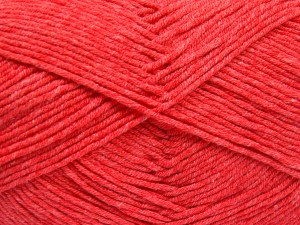 The gauge we given is for 4 mm knitting needles. Fiber Content 50% Acrylic, 50% Cotton, Light Salmon, Brand Ice Yarns, fnt2-85143