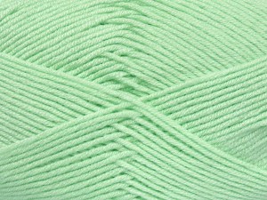 Items knitting with anti-pilling yarn are resilient against pilling and fuzz that can occur while using or washing. Since these are more durable as compare to other acrylic fibers, they wear down slower. They stay like they are at first day for a long time. Additionally, they carry less static electricity. Anti-pilling yarns are machine washable and dryable. Fiber Content 100% Antipilling Acrylic, Light Mint Green, Brand Ice Yarns, fnt2-85145