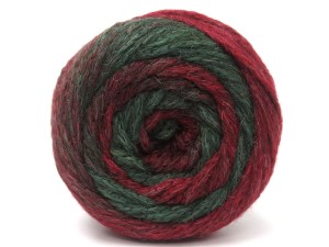 Fiber Content 80% Acrylic, 10% Wool, 10% Polyamide, Brand Ice Yarns, Green, Burgundy, fnt2-85179