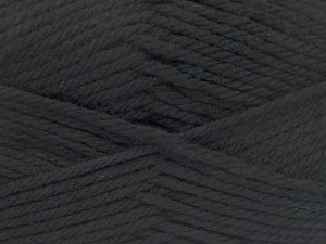 Fiber Content 50% Acrylic, 50% Polyamide, Brand Ice Yarns, Black, fnt2-85180