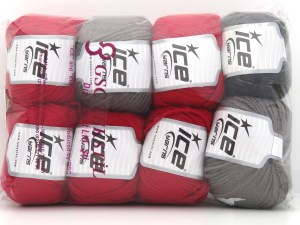 Mixed Lot Multicolor Plain Yarns