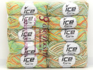 Mixed Lot Multicolor Carlson Color Yarns
