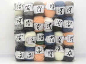 Mixed Lot Multicolor Moon Yarns