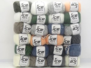Mixed Lot Multicolor Moon Yarns