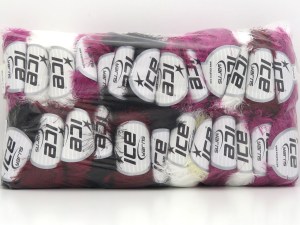 Mixed Lot Multicolor Eyelash Yarns