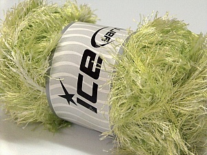 Eyelash 100gr Green, White