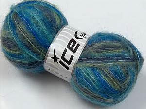 Mohair Classic Grey, Blue, Green