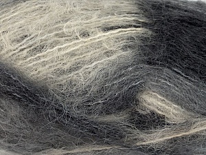 Mohair Classic Black, White