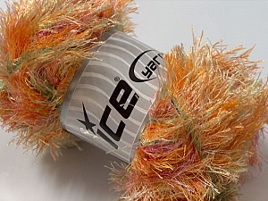 Eyelash 100gr Green, Orange, Pink