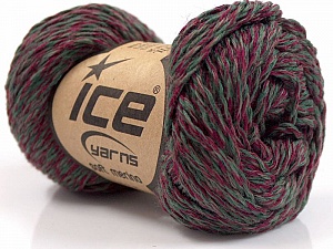 Soft Merino Khaki, Fuchsia