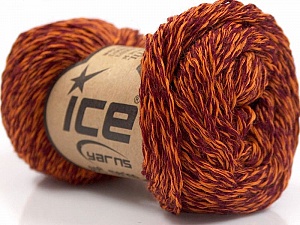 Soft Merino Orange, Burgundy