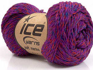 Soft Merino Fuchsia, Orange, Blue