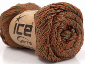 Soft Merino Brown, Copper, Green