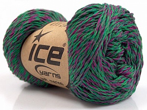 Soft Merino Green, Khaki, Fuchsia