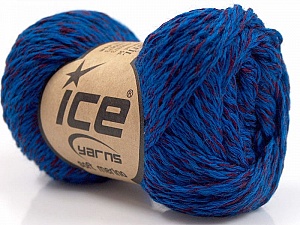 Soft Merino Blue, Burgundy