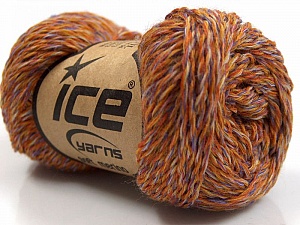 Soft Merino Orange, Yellow, Lilac