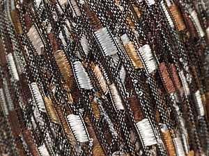 Ladder Brown Shades, White