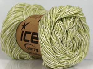Soft Merino Green, White