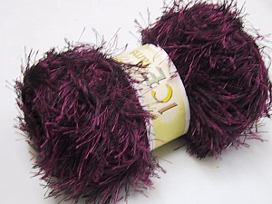 Eyelash 100gr Black, Burgundy