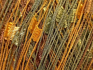 Ladder Brown, Khaki, Gold