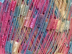 Ladder Sarı Pembe Mavi Trellis