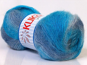 Angora Color Beyaz Mor Gri Mavi