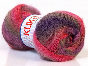 Angora Color Red, Purple, Pink
