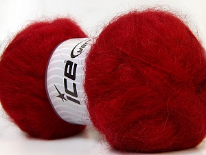 Mohair Classic Kırmızı Koyu kırmızı