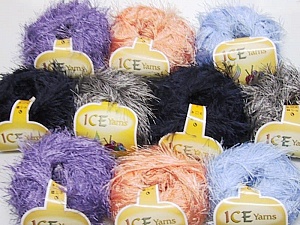 Long Eyelash Blue, Purple, Orange, Grey