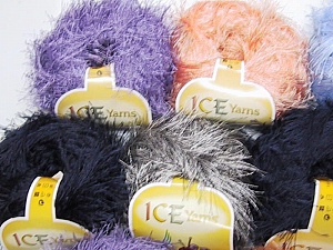 Long Eyelash Blue, Purple, Orange, Grey