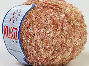 Sale Simli İplikler Pembe Altın Krem