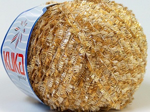 Sale Simli İplikler Altın Bej