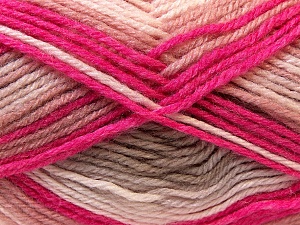 Baby Wool Print Gül pembe Açık Pembe Fuşya
