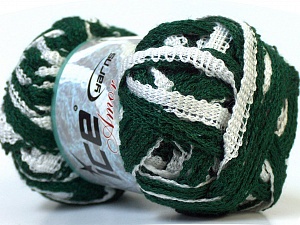 Amor White Dark Green