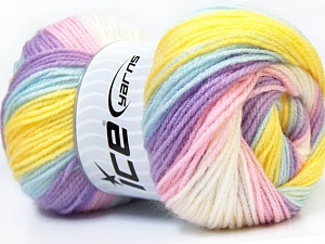 Baby Batik Yellow White Pink Lilac Blue
